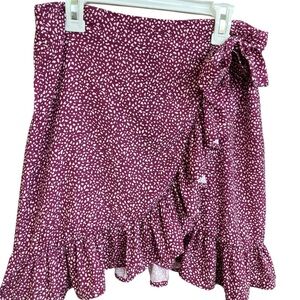 Purple Polka Dot Skirt